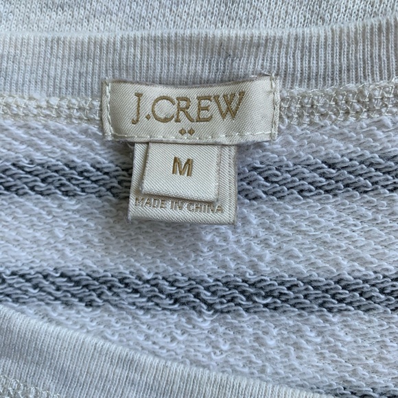 J.Crew cheers medium striped sweatshirt - Picture 3 of 4